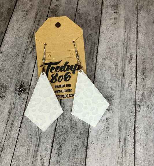 White Acrylic Leopard