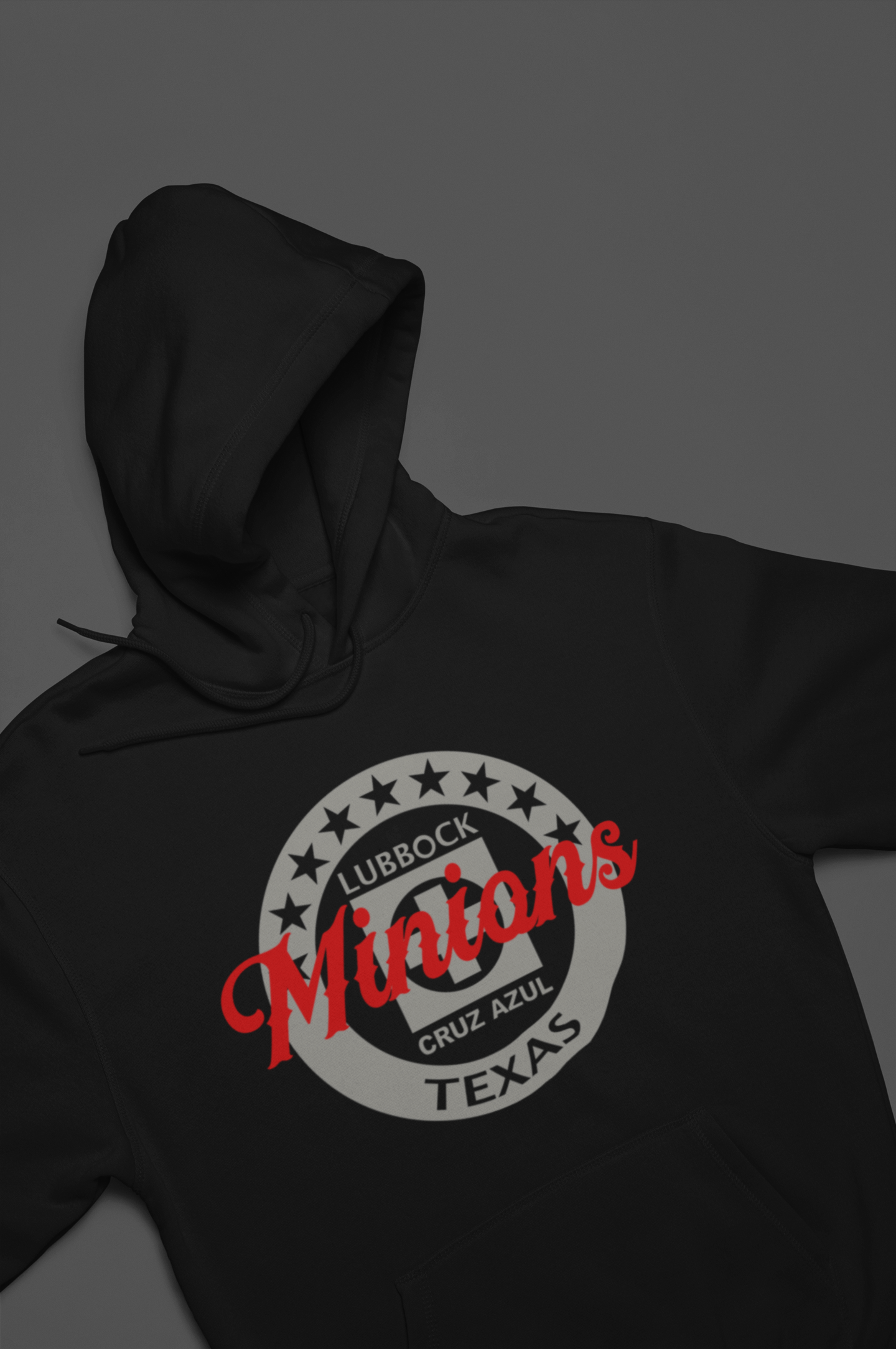 Hoodie Black- Mens Print