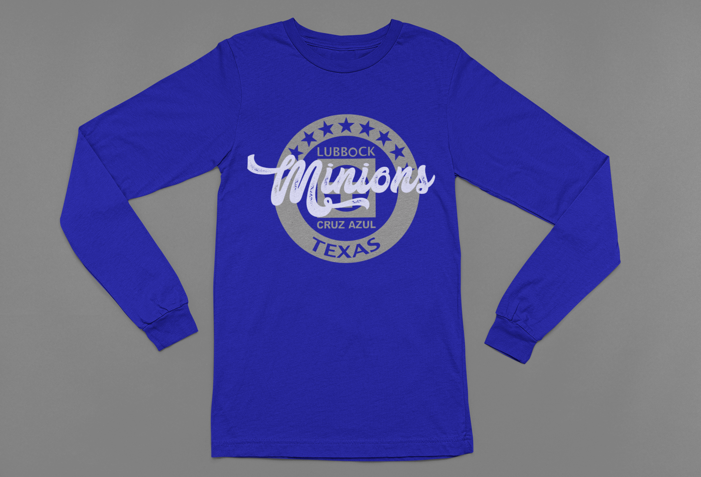 Long Sleeve Royal Blue- Womans Print