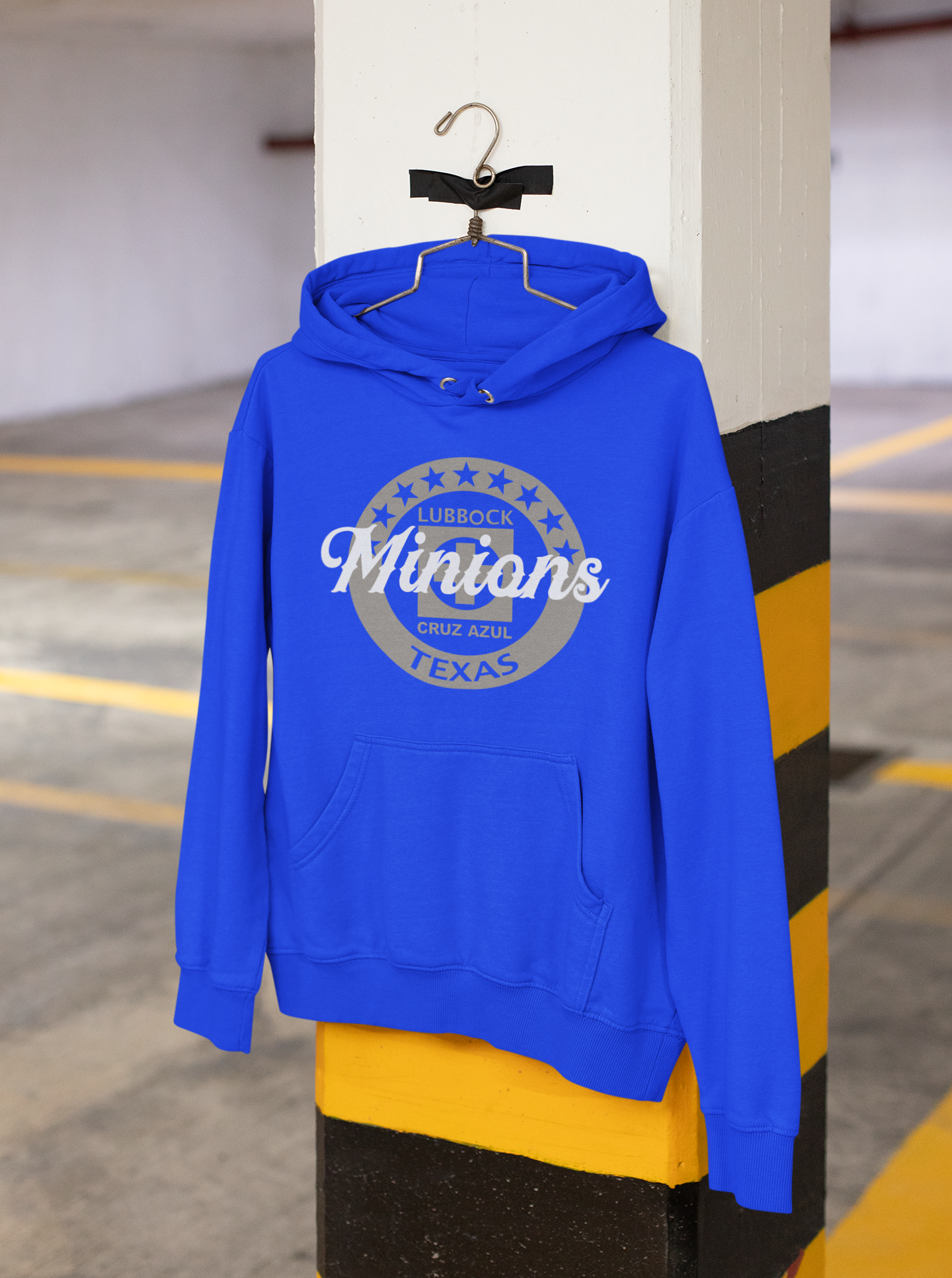 Hoodie Royal Blue- Mens Print